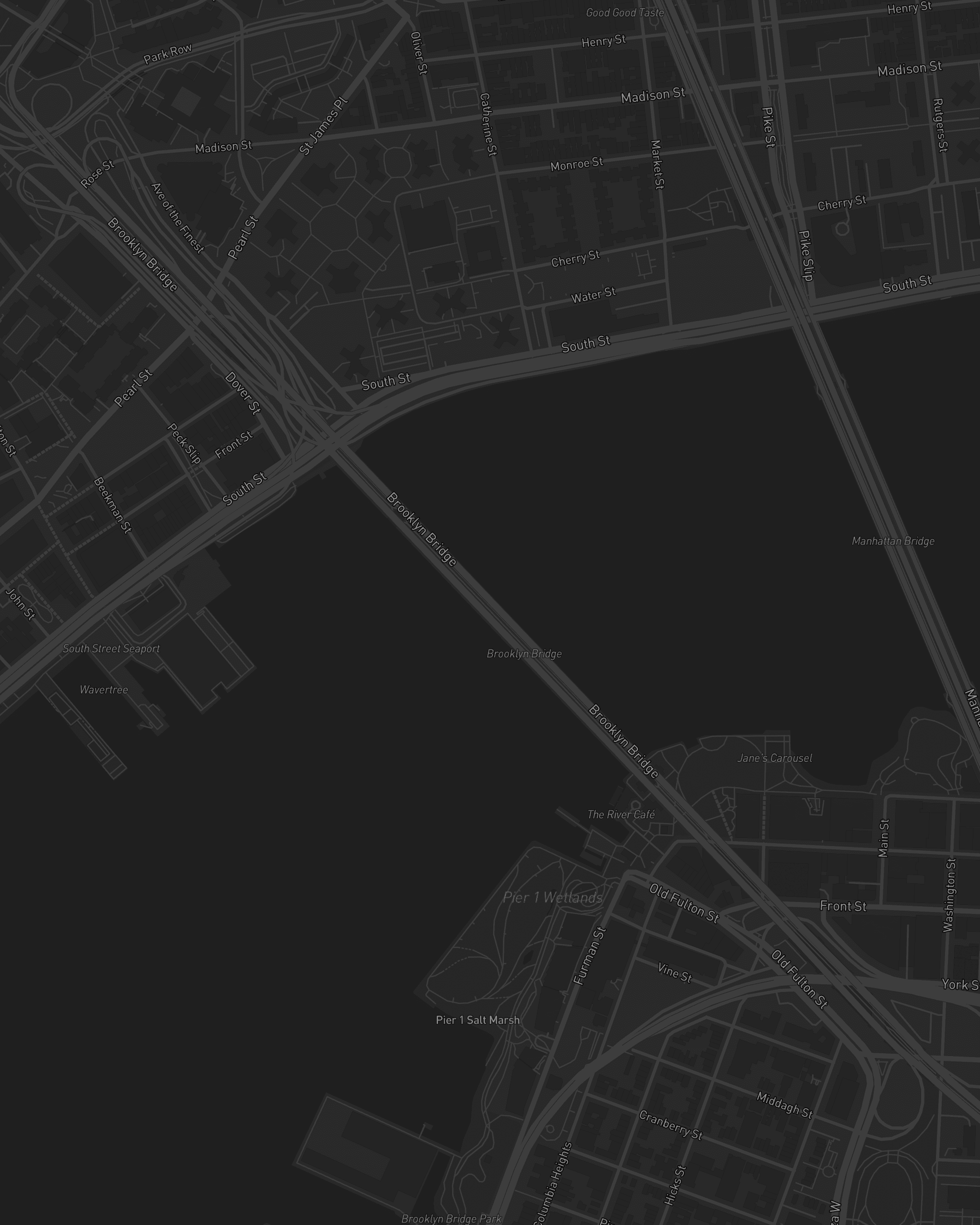 A CaseWalk route on the map — evidence-tagged stops joined in the order the case unfolded