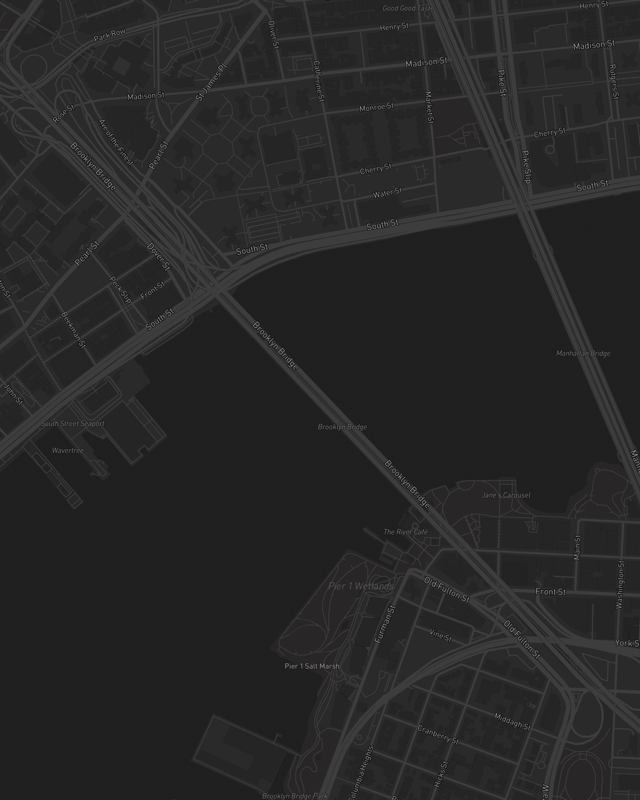 A CaseWalk route on the map — the real, public locations of a case, joined in the order it unfolded